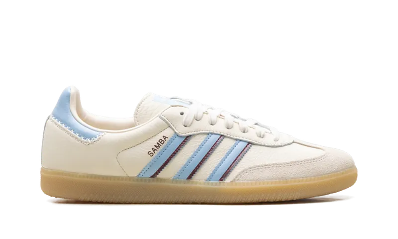 Adidas Samba OG “Wonder White / Celestial Blue” (JS5041)