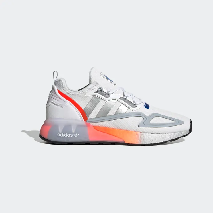 adidas ZX 2K Boost Cloud White / Metallic Silver / Glow Blue (FY5725)