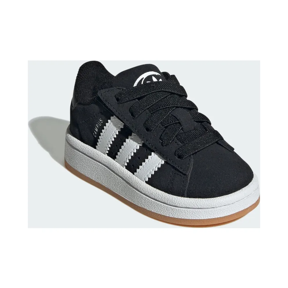 adidas Campus 00s Comfort Closure Elastic Lace Shoes Kids Core Black / Cloud White / Gum (JI4335)