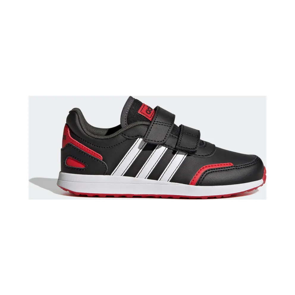 adidas VS Switch 3 Lifestyle Running Hook and Loop Strap Schuh Core Black / Cloud White / Vivid Red (GZ1951)