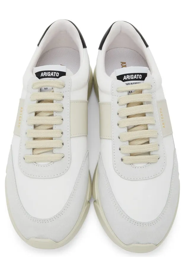 Axel Arigato SSENSE Exclusive White & Grey Genesis Vintage Sneakers (35060) (5)