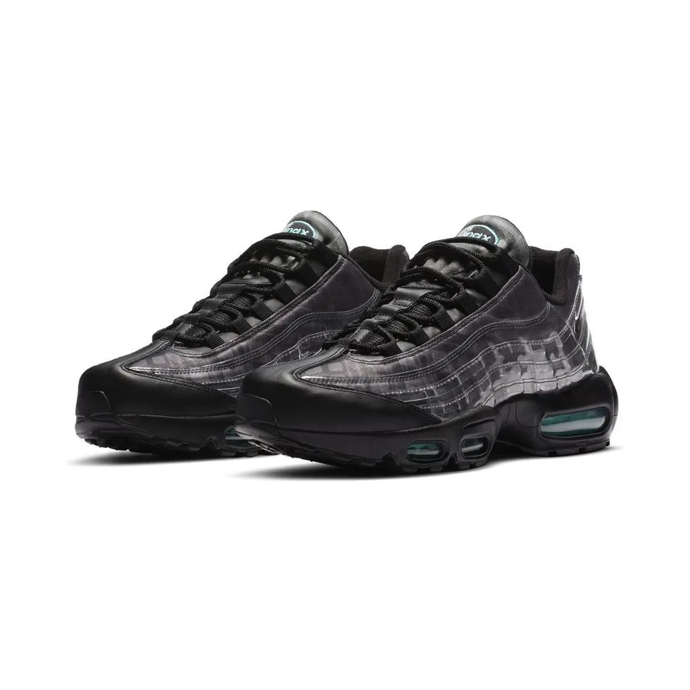 Nike Air Max 95 ‘Black Aurora Green’ Black/Black/Aurora Green/Smoke Grey (DA7735-001)
