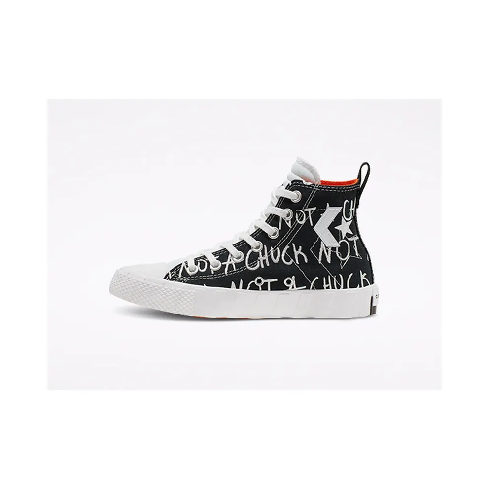 Converse UNT1TL3D High Top Black/white/bold Mandarin (266514C)