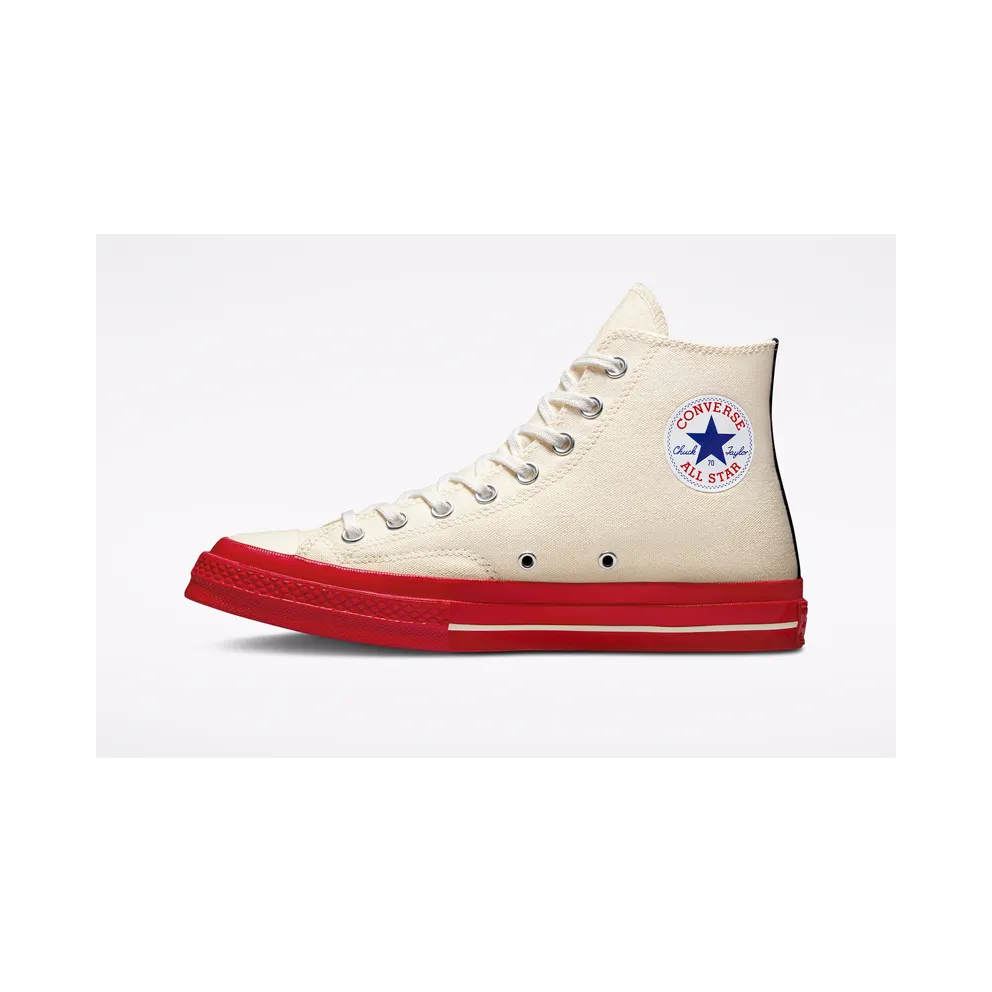 Converse Converse x Comme des Garçons PLAY Chuck 70 Pristine/Red/egret