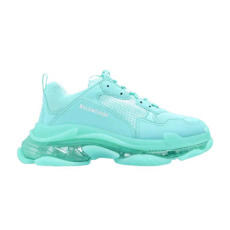 Balenciaga Triple S Clear Sole Green (541624W2GA14500)
