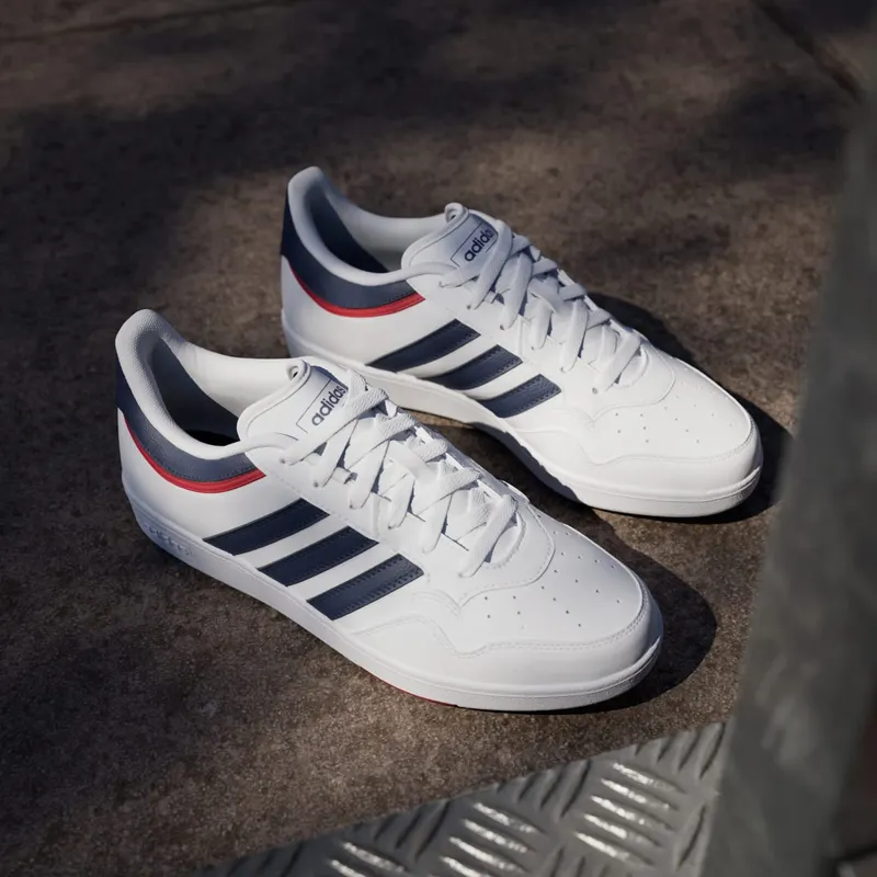 Adidas Hoops 4.0 Cloud White / Dark Blue / Team Power Red 2 (JQ9986)