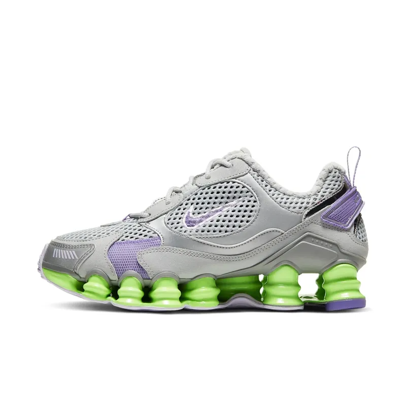 Nike Shox TL Nova Grey Neon “Metallic Platinum / Lime Blast / Atomic Violet / Metallic Silver” (CK2085-002)