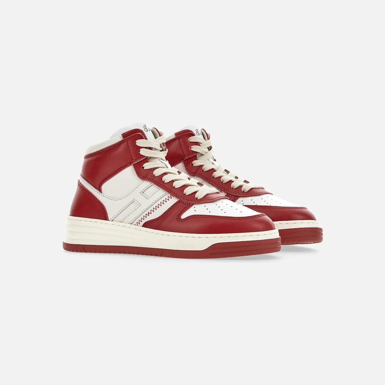 Sneakers Hogan H630 High Top White Red (HXW6300EU40R37958X)