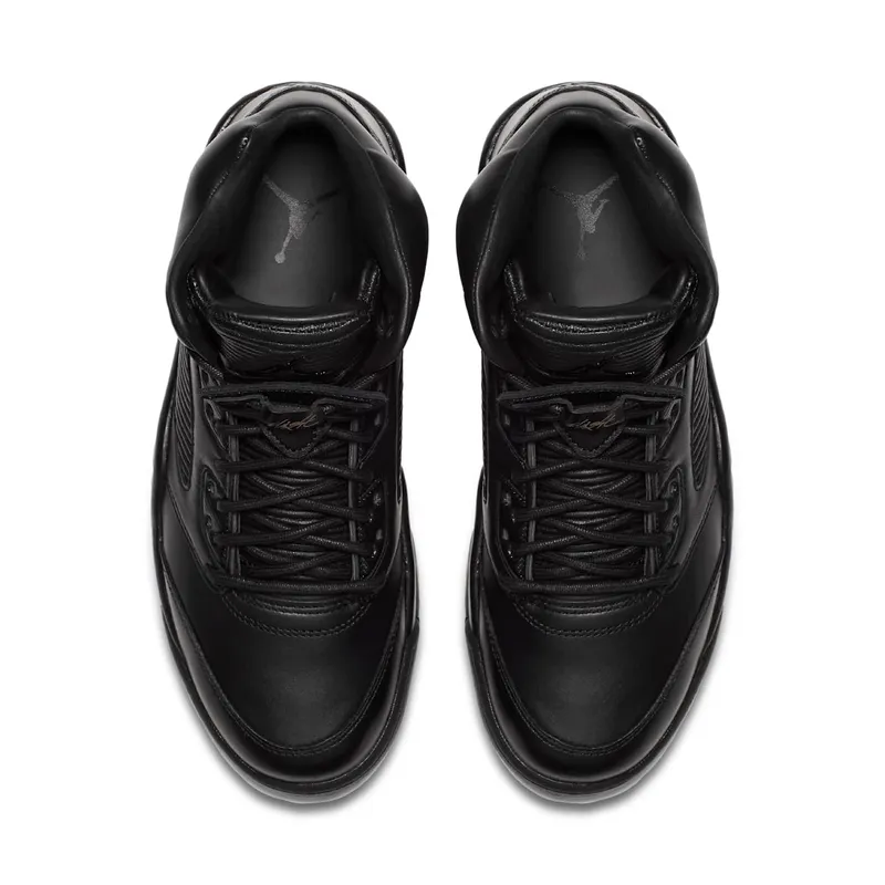Jordan 5 Retro Premium Triple Black Black/Black-Black (881432-010)