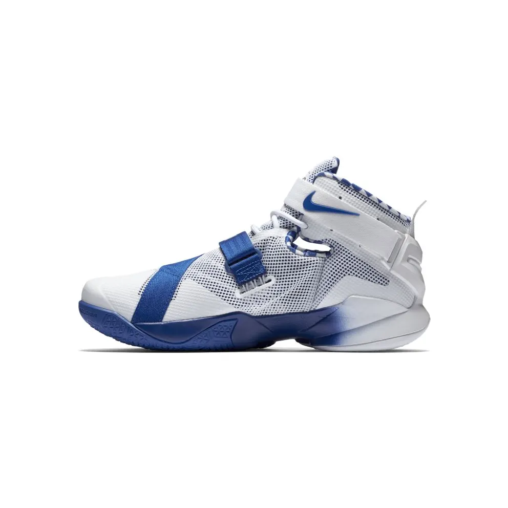 Nike LeBron Soldier 9 Kentucky White/Game Royal-Metallic Silver (749490-104)