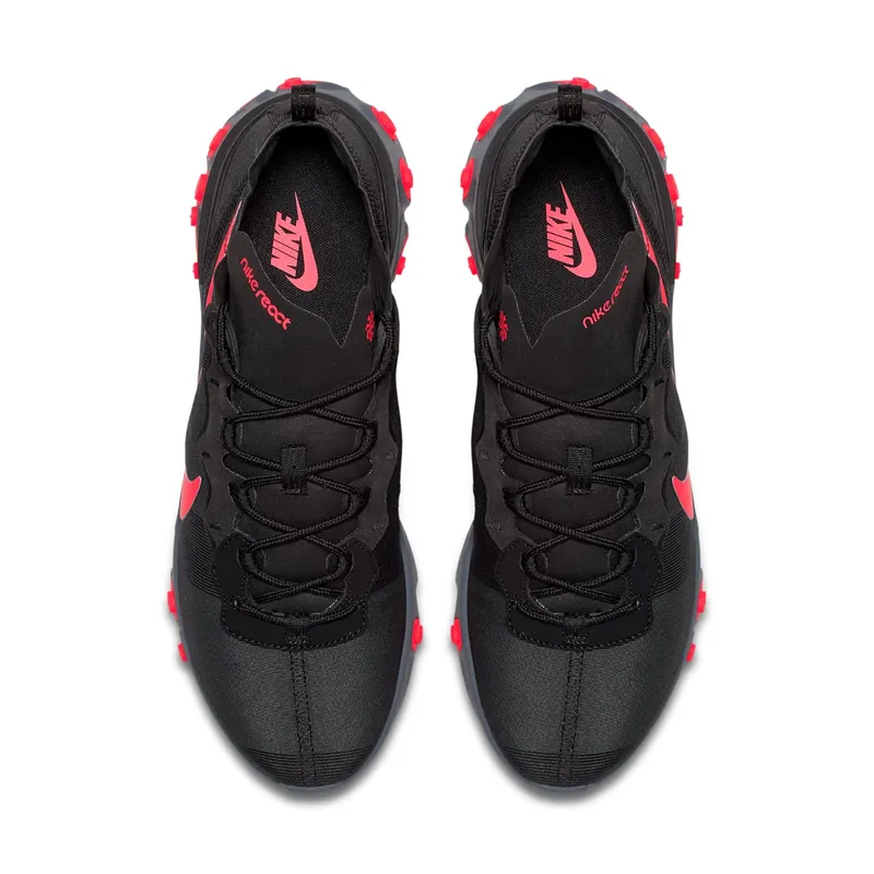 Nike React Element 55 Black Solar Red Black/Solar Red-Cool Grey (BQ6166-002)
