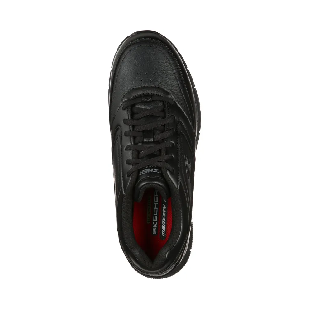 Skechers Work Slip-Resistant Relaxed Fit: Nampa Sneaker Black