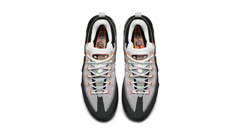 Nike Air Max 95 LeBron 12 Low Wolf Grey/White-Team Orange-Black (812560-081)