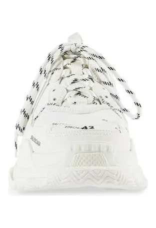 Balenciaga All Over Logo Triple S White Black (536737W2FA19010) (2)