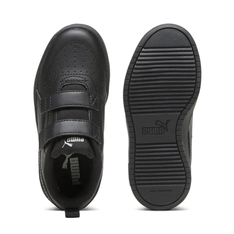 Puma Rickie V “Puma Black / Puma Black / Glacial Gray” (391327_02)