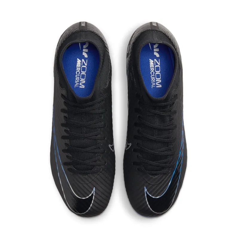 Nike Mercurial Superfly 9 Academy MG “Black / Hyper Royal / Chrome” (DJ5625-040)