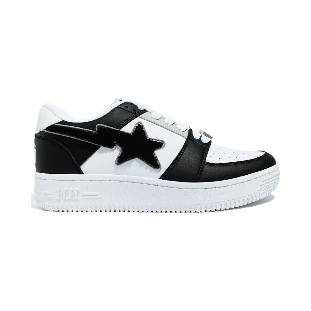 A Bathing Ape Bape Sta Low Patched Black (001FWG801001X-BLK)