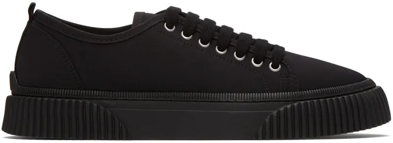 AMI Alexandre Mattiussi Black Ami de Cœur Low Sneakers (A21S401.299)