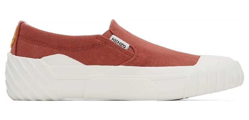 KENZO Baskets sans lacets Tiger Crest en toile (FB62SN420F50)