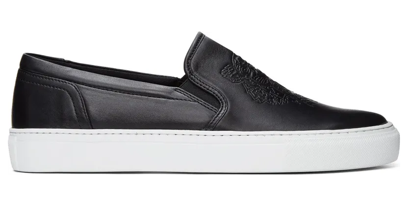 Kenzo Black K-Skate Leather Slip-On (FB55SN100L73)