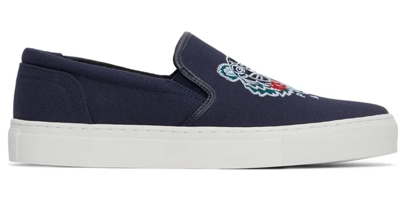 Kenzo Black K-Skate Tiger Slip-On (FB65SN100F71)