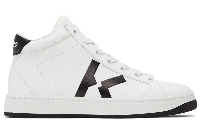 Kenzo White K-Logo Kourt High (FB65SN370L50)