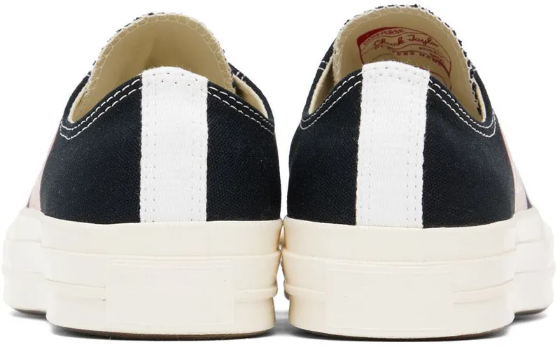 Comme des Garçons Play Off-White Converse Edition Half Heart Chuck 70 Low Sneakers (P1K111)