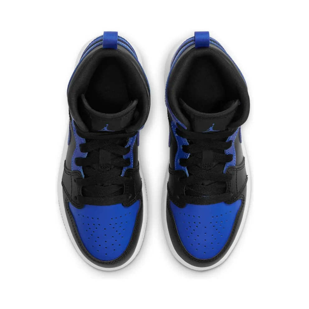 Jordan 1 Mid Hyper Royal (PS) Black/Hyper Royal-White (640734-077)