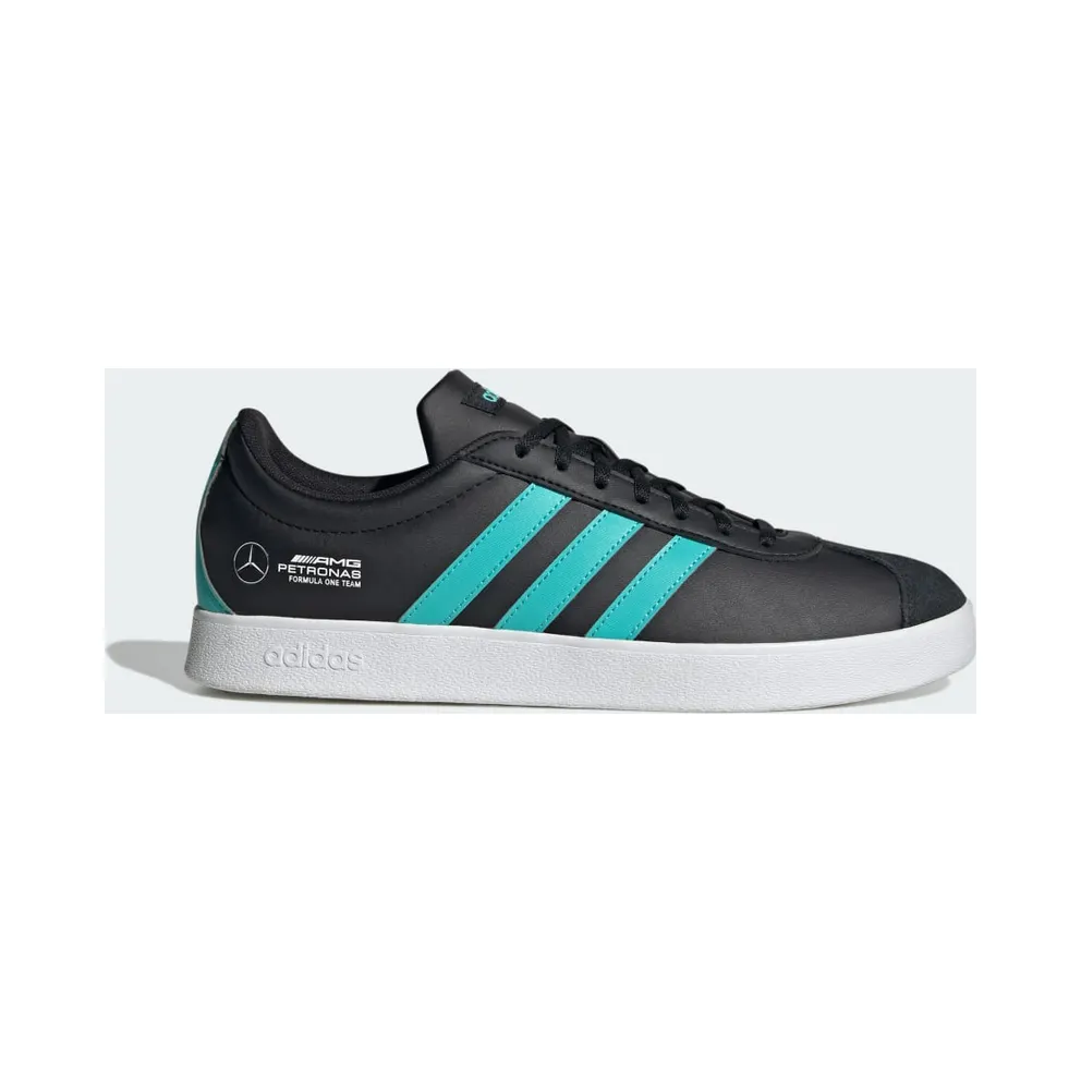 Adidas MERCEDES – AMG PETRONAS FORMULA ONE TEAM VL COURT schuhe Core Black / Semi Mint Rush / Cloud White (JR1068)