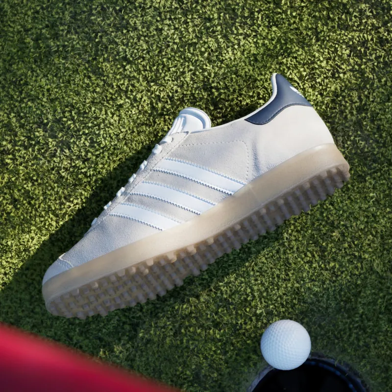 Adidas Gazelle Spikeless Golf “Chalk White Night Indigo” (HP7073)
