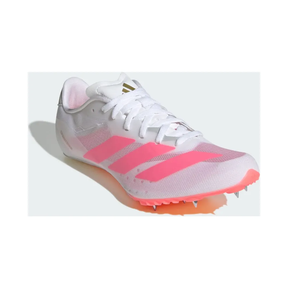 adidas Adizero Sprintstar “Cloud White / Solar Turbo / Gold Metallic” (KI8378)