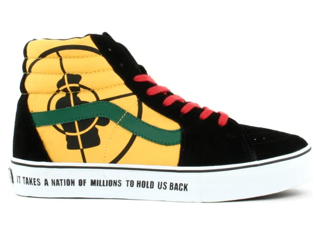 Vans Sk8-Hi Supreme Public Enemy Black Yellow (5781576)
