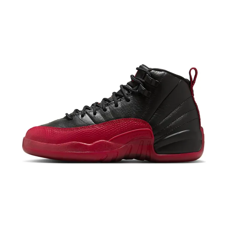 Air Jordan 12 Retro GS Flu Game “Black / Varsity Red” (153265-002)