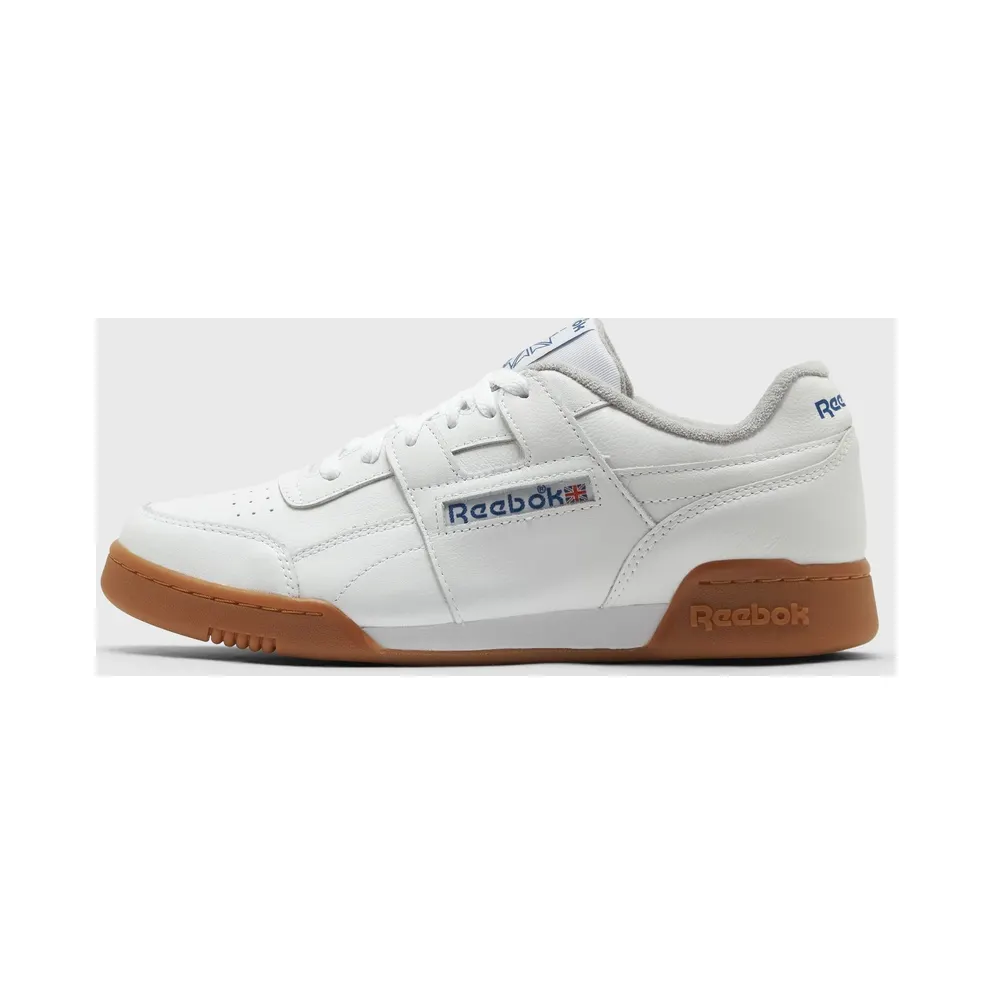 Reebok Workout Plus White Vector Blue Red