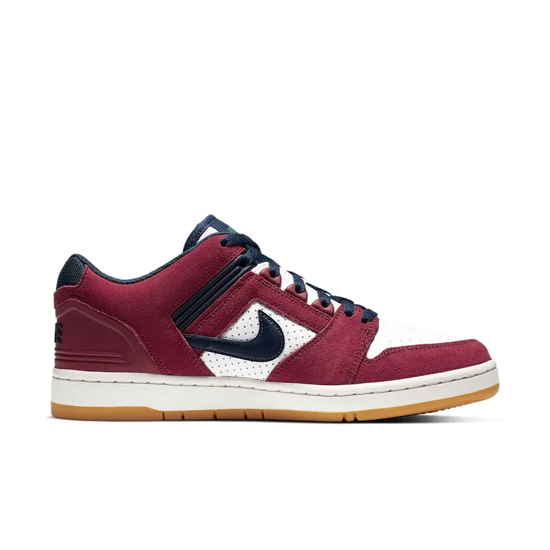 Nike SB Air Force 2 Low Team Red Obsidian Team Red/Obsidian-White-Summit White (AO0300-600)