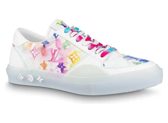 Louis Vuitton Ollie White Rainbow Monogram (1A8SGR)