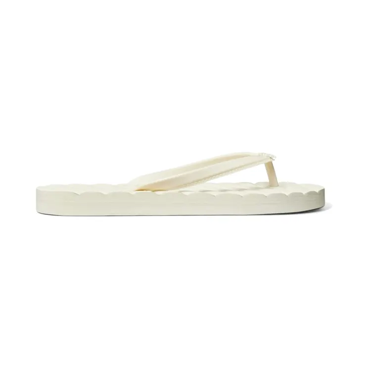 Tory Burch Kira Flip Flops Ivory White (144262-101)