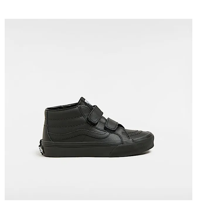 Vans Sk8-mid Reissue Kinderschoenen Met Klittenband Zwart (VN000CYBHF9)