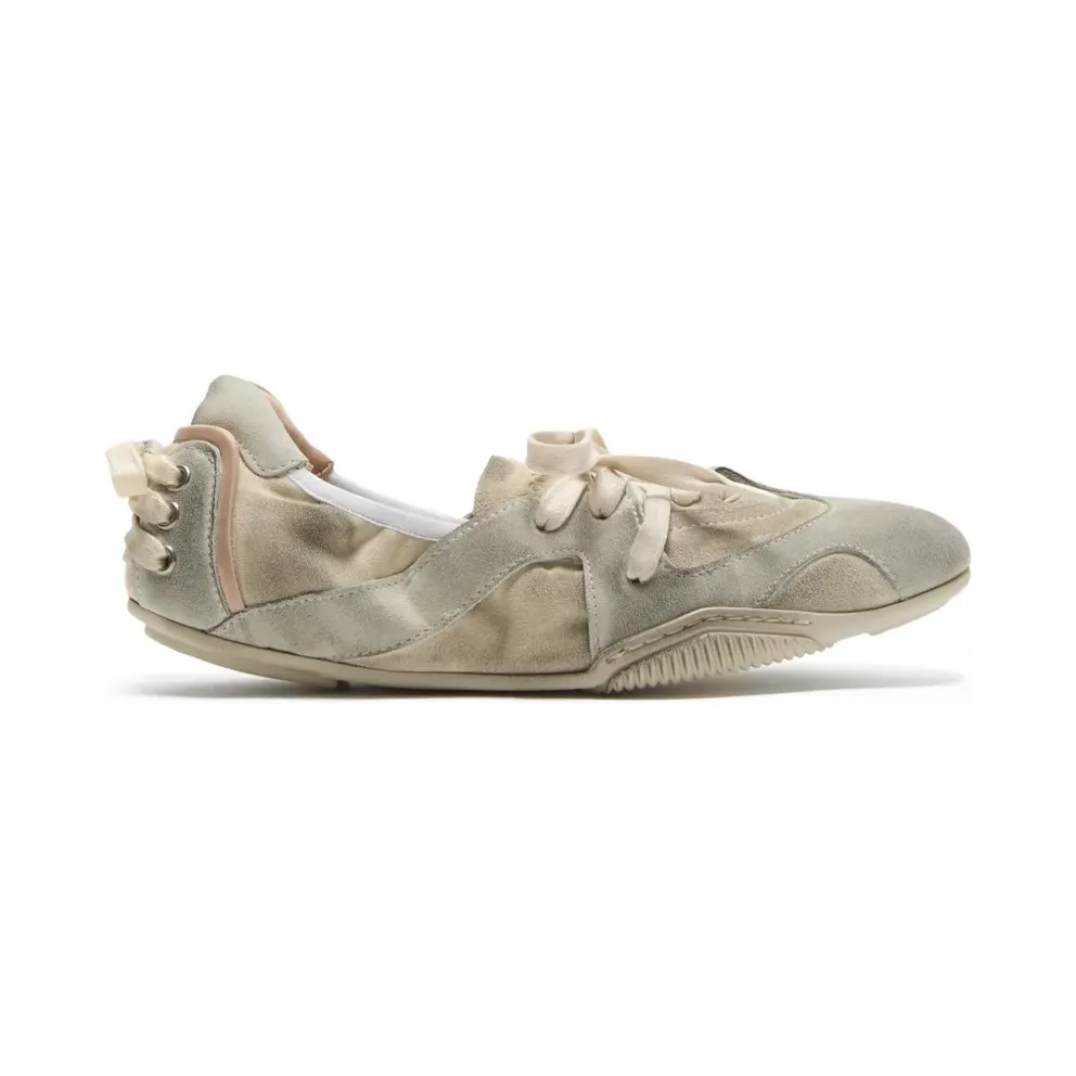 Acne Studios Lace-up Shoes aus Wildleder – Grey (AD0925)