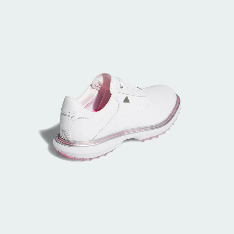 Adidas MC70 SPIKELESS Golf Shoes Cloud White / Silver Metallic / Lucid Pink (HP7085)