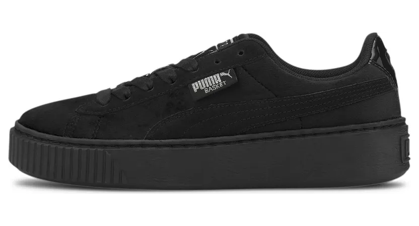 Puma Platform Velvet Black Gold (W)