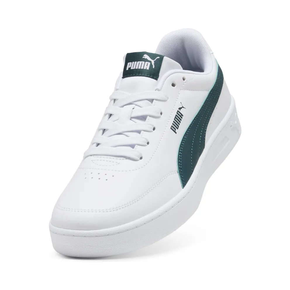 Puma Court Classic Clean “Puma White / Dark Green” (402223_24)