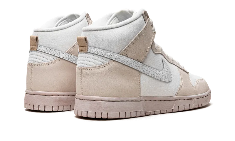 Nike Dunk High Retro PRM “Cracked Leather Swoosh” (DV0822-100)