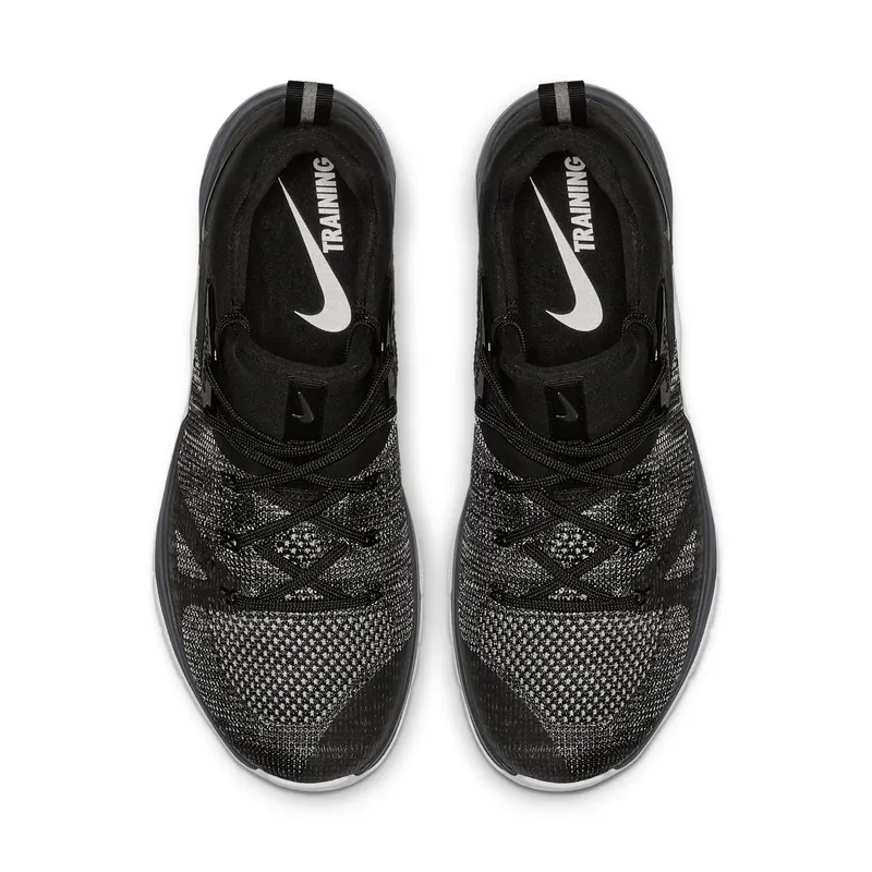 Nike Metcon Flyknit 3 Black Matte Silver Black/Black-White-Matte Silver (AQ8022-001)