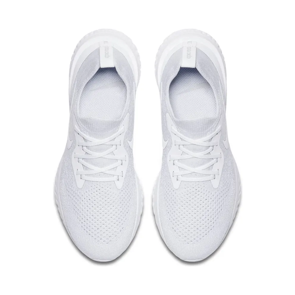 Nike Epic React Flyknit True White (W) True White/White-Pure Platinum (AQ0070-102)