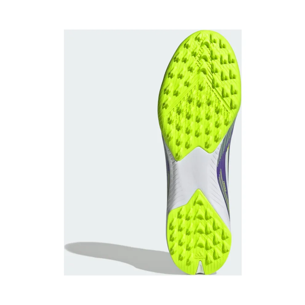 adidas F50 League TF Purple Rush Cloud White Lucid Lemon (JH7724)