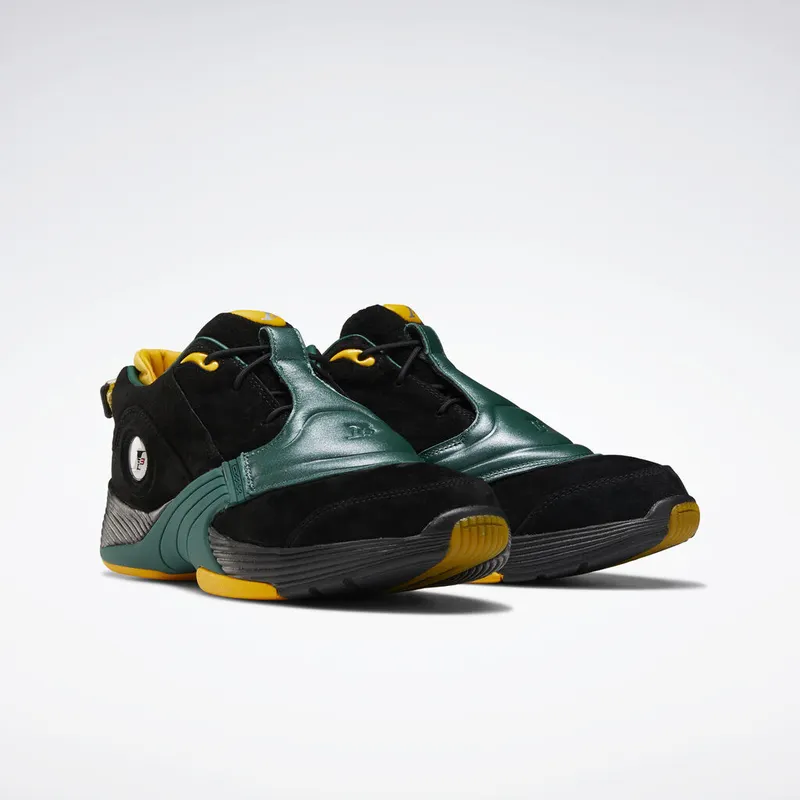 Reebok Answer 5 Bethel Black/Dark Green-Fierce Gold (Other Brands Other)
