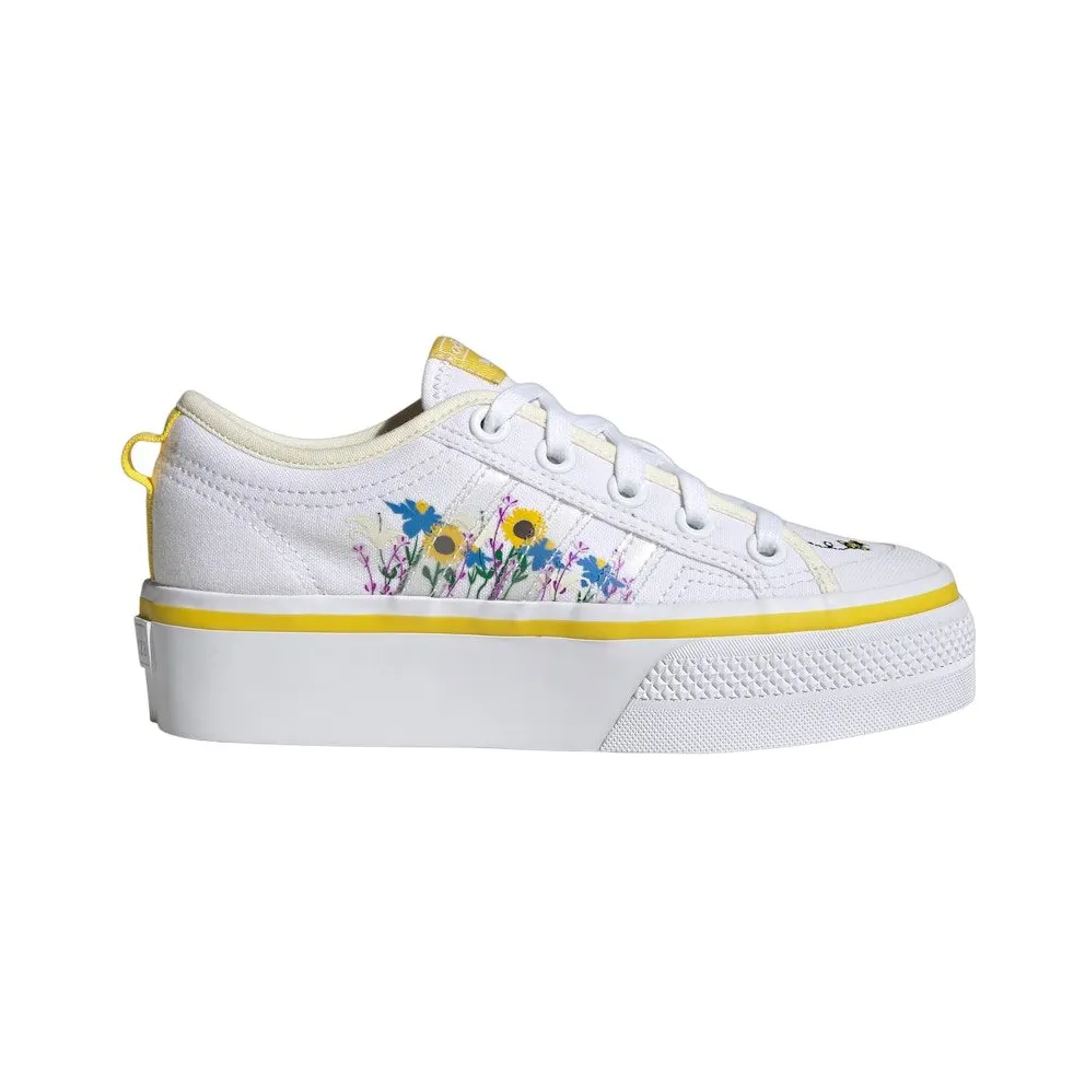 adidas Nizza Platform Cloud White Yellow Off White (HP6229)
