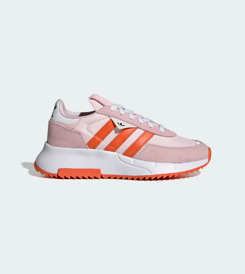 Adidas Retropy F2 Shoes Kids Clear Pink / Orange / Cloud White (IG9899)