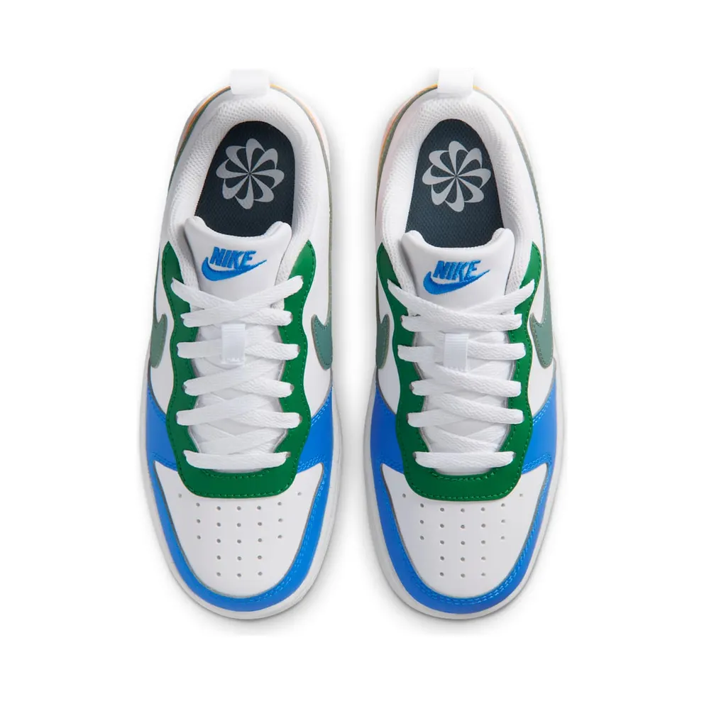 Nike Court Borough Low Recraft White Malachite Blue Crystal Mineral Slate (DV5456-140)